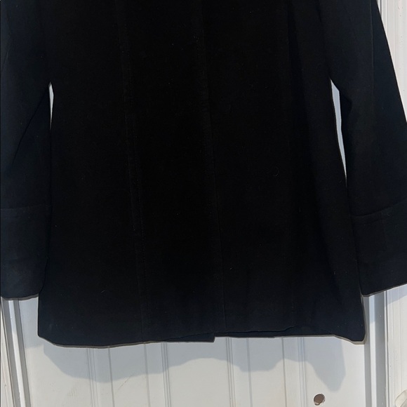 Liz Claiborne Classic Black Pea Coat - Picture 8 of 11